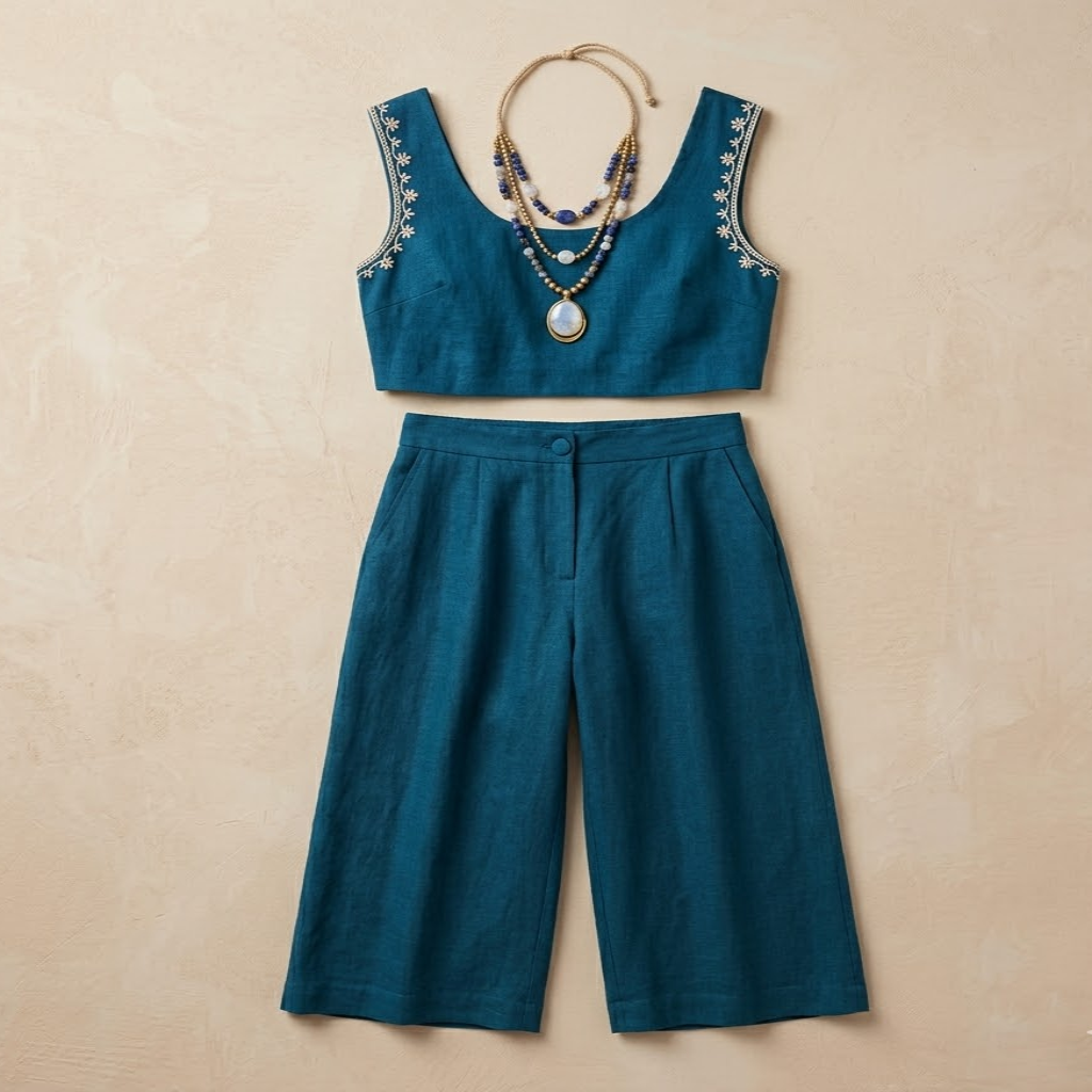 Conjunto Índigo Artesanal